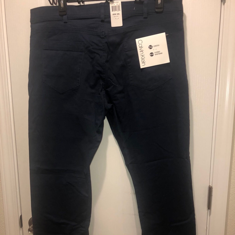 Men Calvin Klein Jeans Navy Blue Stretch Waistband